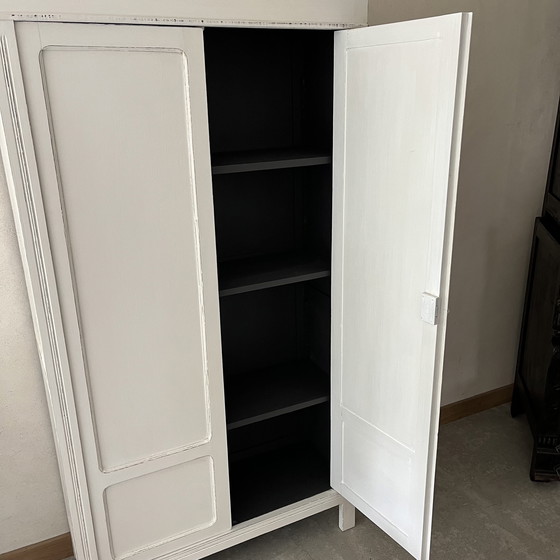 Image 1 of White Antique Wardrobe