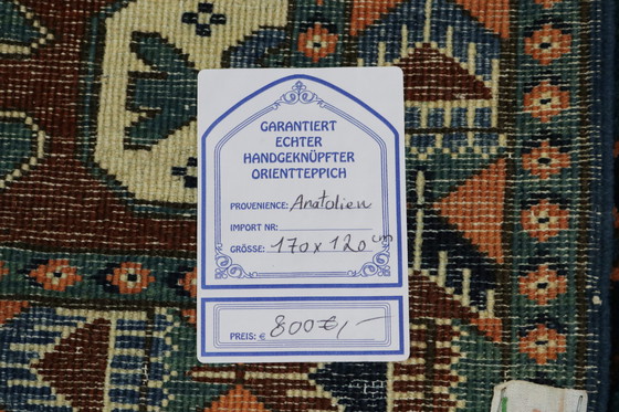 Image 1 of Russische Antike Kaukasische Shirvan Über 60 Jahre - 170 cm - 120 cm - Sehr Fein