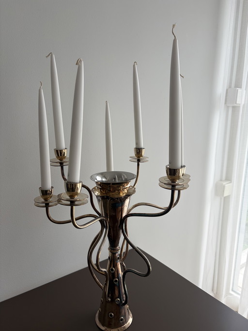 Candelabros de plata de Borek Sipek