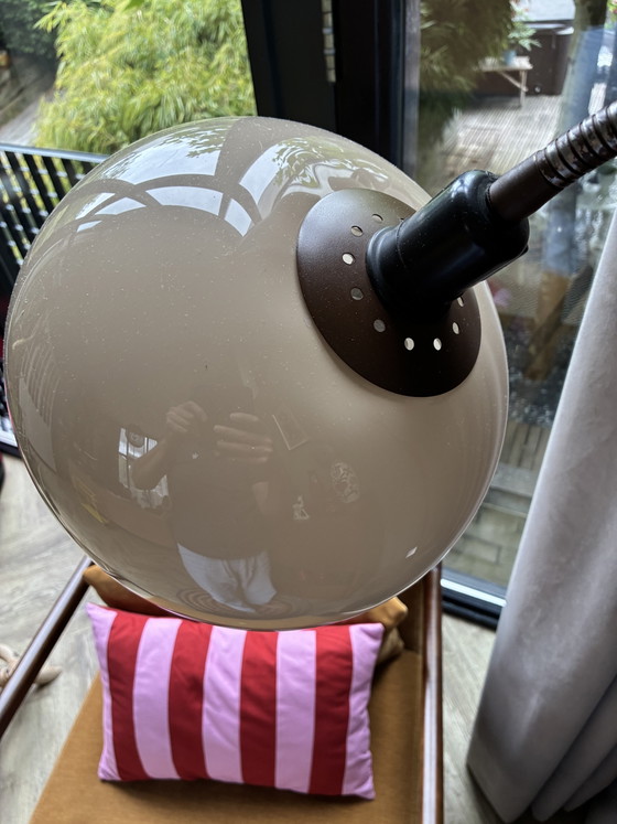 Lampada vintage a collo di cigno Dijkstra – Lampade da terra, Metal, Plastic (photo 7 of 11)