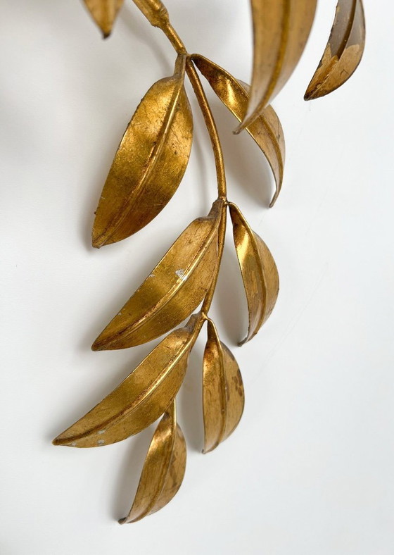 Image 1 of Wall light/wall lamp, 'Pioggia D'oro' by Hans Kögl, Hollywood Regency, Italy, 1970s