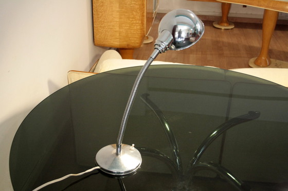 Image 1 of Vintage chrome table lamp, Italy 1960s