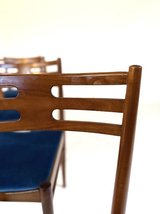 Image 1 of Set di 4 sedie da pranzo vintage danesi anni '60