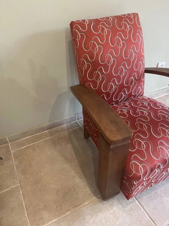Art Deco fauteuil – Wood, Scandinavian (photo 7 of 12)