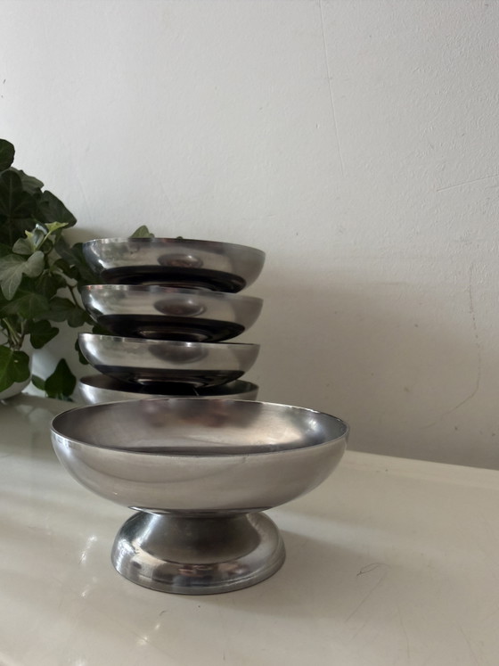 Set Van 5 Chrome Coupes – Servies (photo 2 of 5)