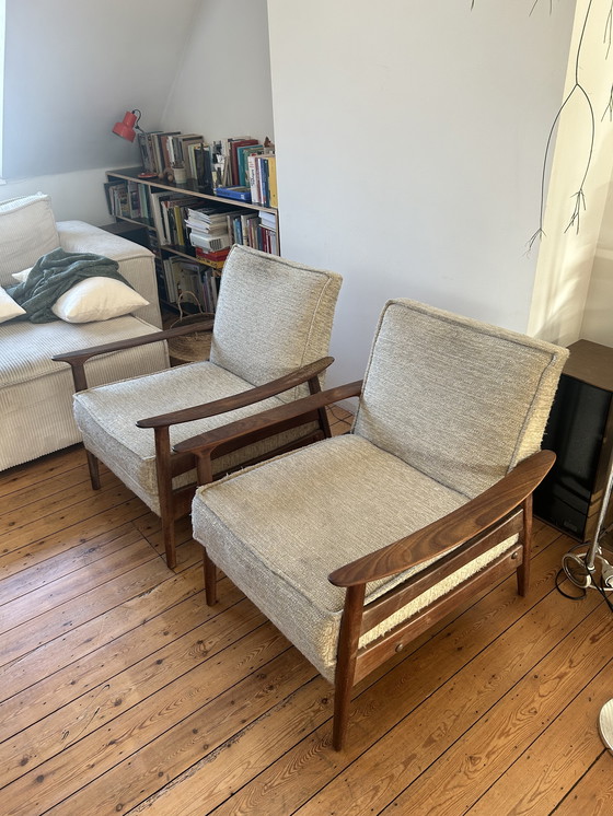 Image 1 of Scandinavian armchairs (2x)