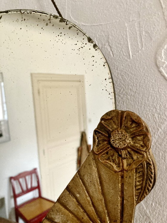 Image 1 of Art-Deco-Hängespiegel, 1930er Jahre