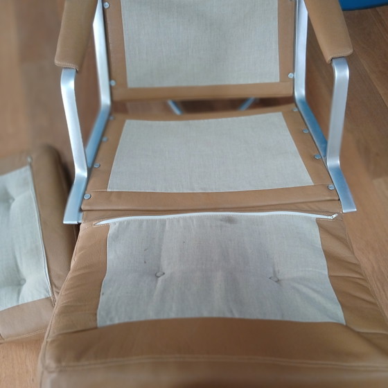Image 1 of Sessel und Hocker FK85 von Fabricius und Kastholm für die Restaurants von Kill International