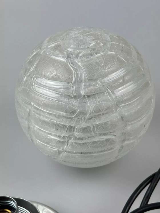 Image 1 of Lampe de chevet des années 60 70 Chrome Doria Verre Space Age Design