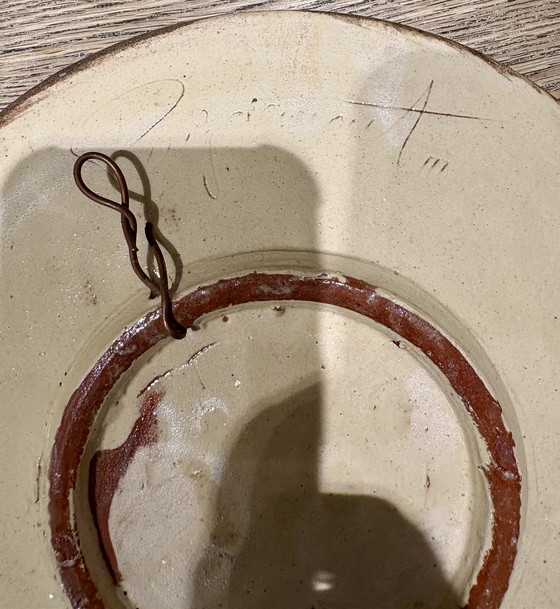 Image 1 of Set di 2 piatti da parete catalani con decorazione a forma di pesce – Puigdemont – Ø 24 cm