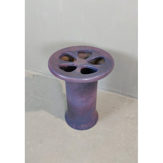 Image 1 of Vintage purple umbrella stand by Angelo Mangiarotti, 1970s