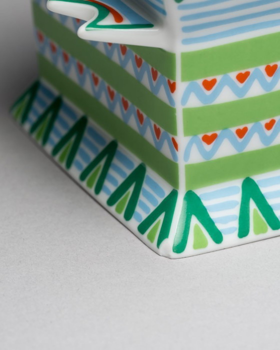 Image 1 of Postmoderne Rosenthal Studio-Line Künstler-Deckelbox Nr. 2 von Laura Fiume, Deutschland