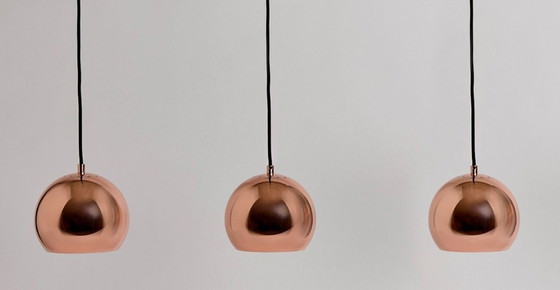 Image 1 of Designer lampe suspendue Frandsen Ball Track - cuivre, 3-flamme