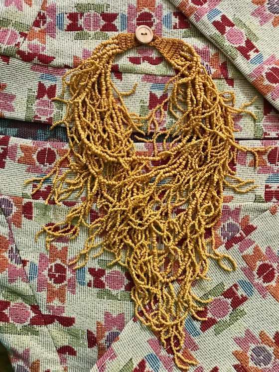 Image 1 of Koraalkleurige kralenketting