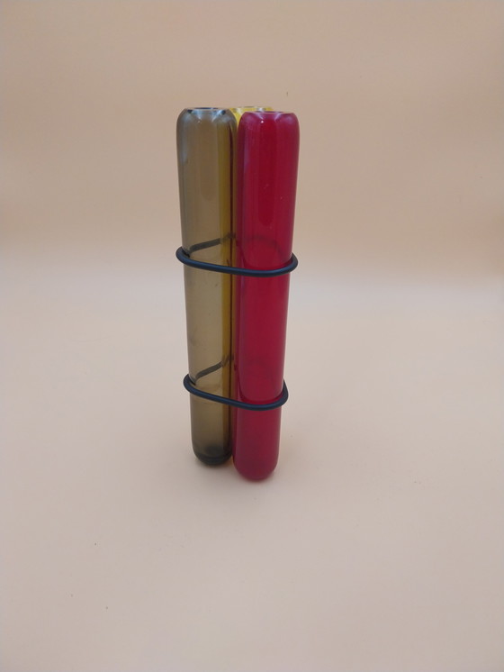 Image 1 of 1 x Pierre Charpin 2003 Triplo vase. For Venini Memphis style