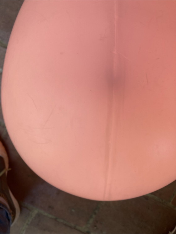 Image 1 of Roze Ballon Lamp Yves Christin Jaar 70/80