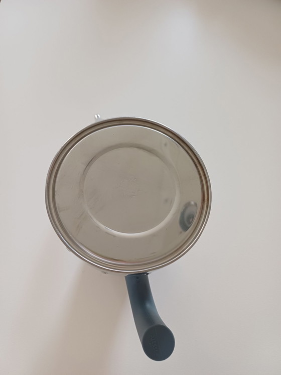 Suiker en melkkannetje van het merk Alessi(design Michael Graves), Servies, Gepolijst staal, Zilver (foto 5 van 5)