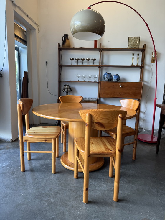 Image 1 of 4x Vintage Eetkamerstoelen