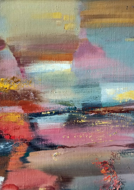 Original Oil Painting Abstract Figurative Expressionism New Day – Paintings & Drawings, Canvas (photo 5 of 11)