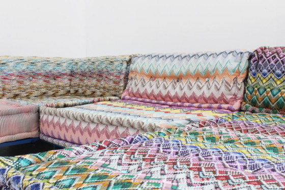 Image 1 of Canapé Roche Bobois Mah Jong, design Missoni par Hans Hopfer, avec plateforme