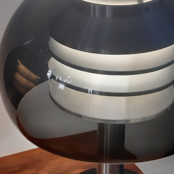 Image 1 of Two Hans-Agne Jakobssen mushroom table lamps. Sweden, 1960.