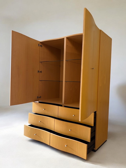 Vintage Wavedoor Cupboard