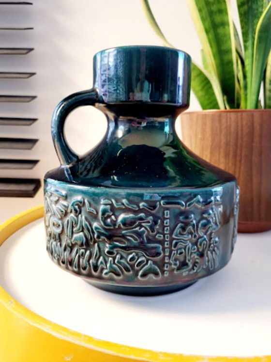 Image 1 of Vintage vase relief ILKRA Panorama Asia, K. Schwebsch, West Germany, 1963