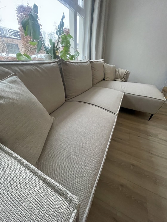 Image 1 of Hoekbank fonQ beige 2mnd oud