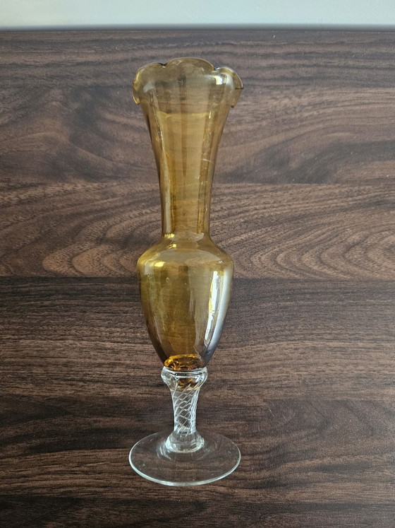 Handgeblasene Vase – Vasen, Glas (photo 3 of 6)