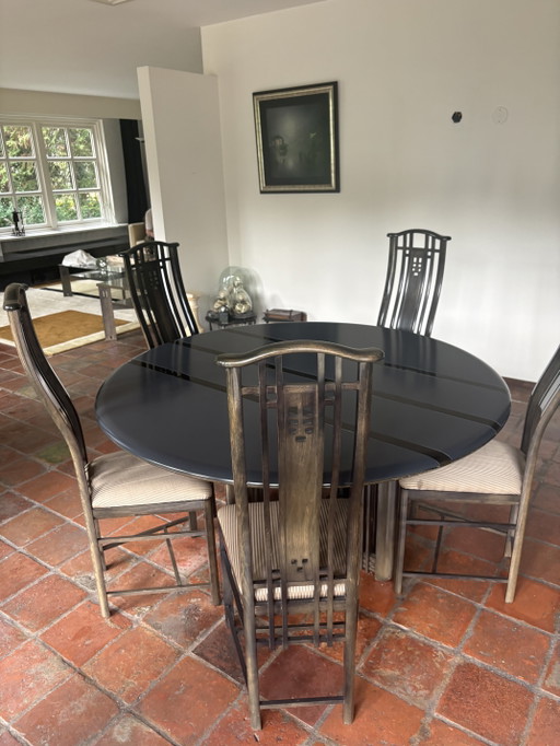 Sedie da pranzo Giorgetti 5 – eetkamerstoelen, Wood