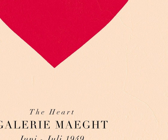 Image 1 of Henri Matisse affiche Le Coeur - Tentoonstelling Galerie Maeght 1949 - Affiche 50 × 70 cm