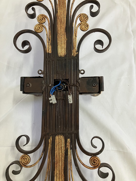 Image 1 of Banci Firenze Italia gran aplique de hierro años 60