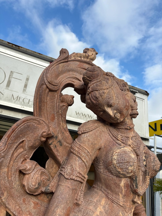 Estatua de arenisca Devadasi (180 cm) – Esculturas (photo 6 of 7)