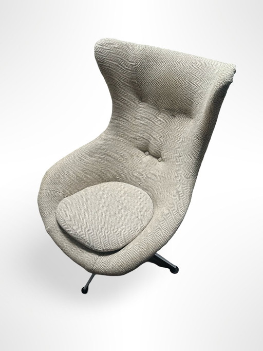 Silla giratoria excepcional de Lurashell Company – Apollo – Space Age
