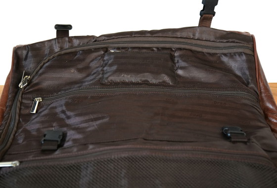 Image 1 of Vintage 80s/90s Orna 916 Leather Garment Bag – Timeless Travel Essential
