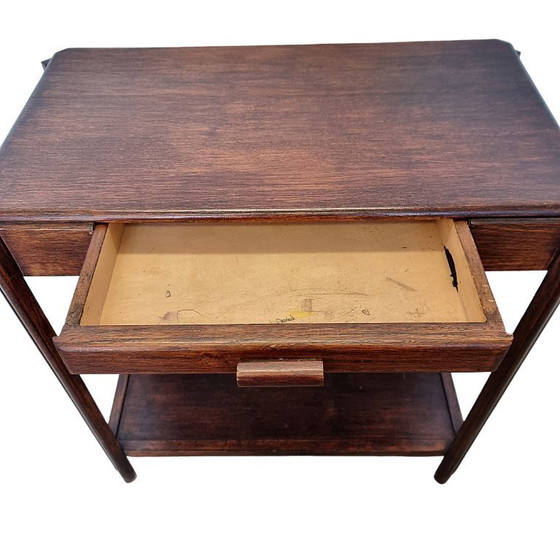 Image 1 of French Art Deco table with drawer, circa 1930