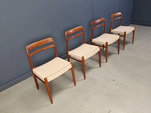 Vintage Alf Aarseth stoelen – model 145, jaren 60 – set van 4