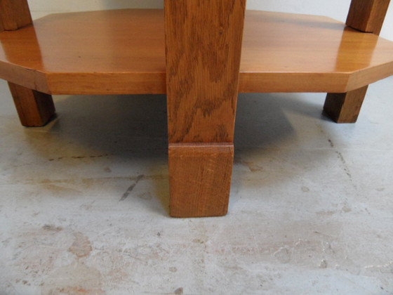 Image 1 of Art Deco Cherry Side Table