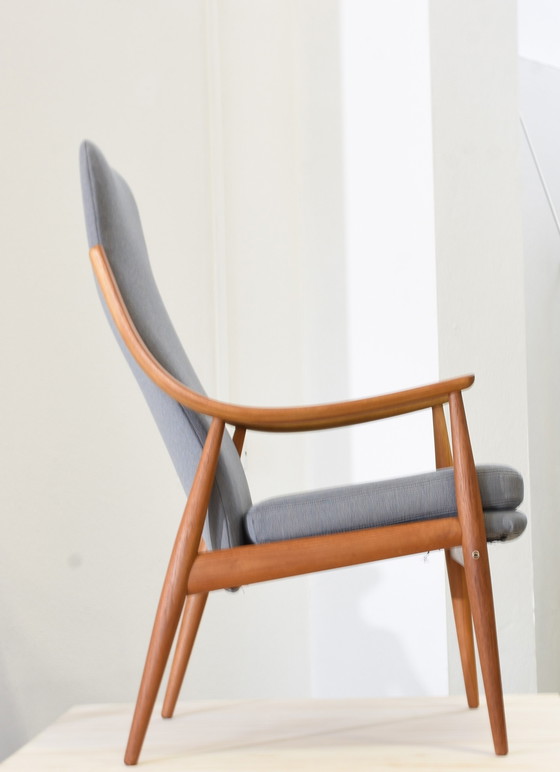 Image 1 of Mid - Century Teak Armchair By Peter Hvidt & Orla Mølgaard For France & Søn / France & Daverkosen, 1960s