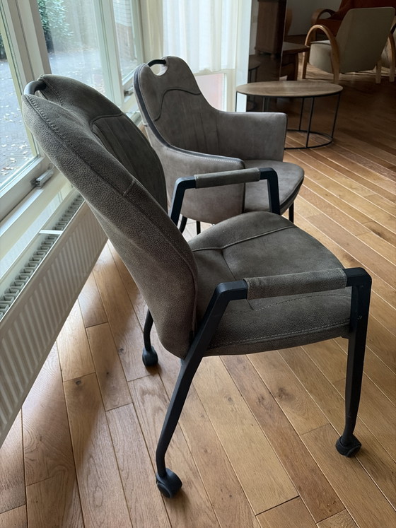 2 sillas con ruedas – Sillas de comedor, Textile (photo 5 of 5)