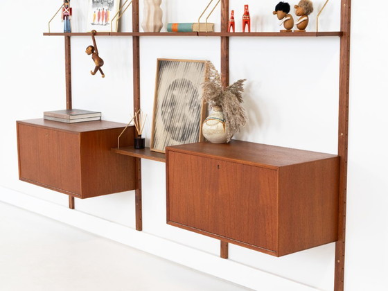 Teak Modular Shelving Unit, Danish Design, 1960s, Made in Denmark – Wood (photo 4 of 21)