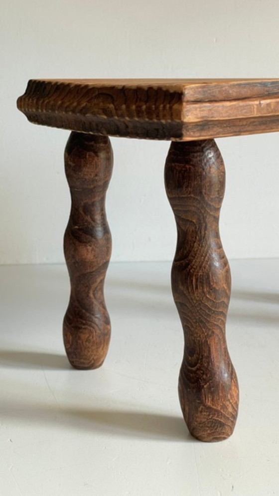 Tabouret Vintage Bois Tourné – Wood (photo 4 of 14)