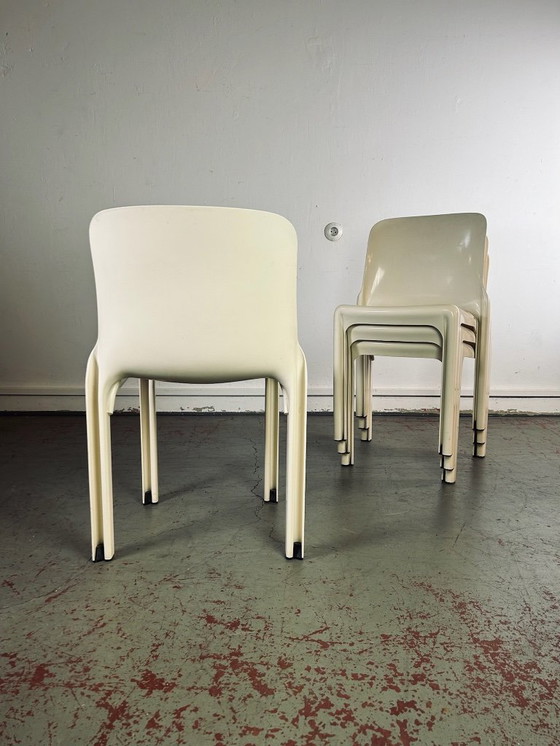 Image 1 of 4x Stuhl Selene, Vicco Magistretti für Artemide Milano Italien