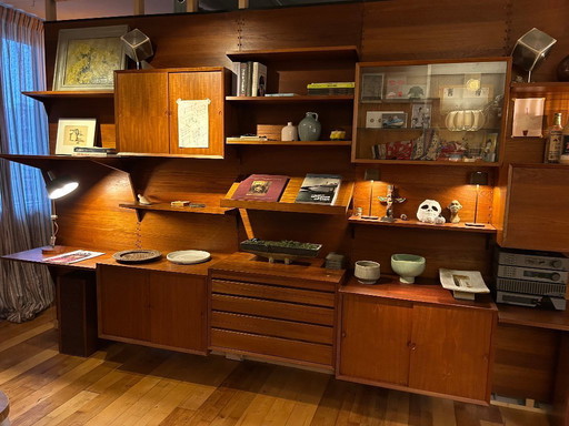 Armario de pared Poul Cadovius Madera de teca, sistema CADO