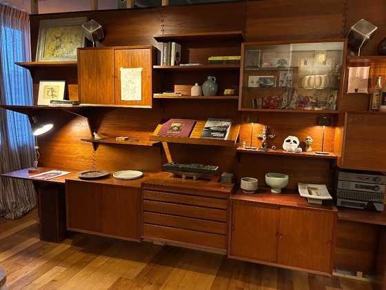 Image 1 of Armario de pared Poul Cadovius Madera de teca, sistema CADO