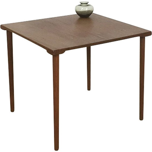 Table d'appoint scandinave vintage France & Son en teck - années 1960
