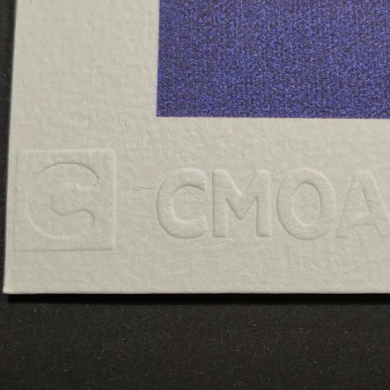 Image 1 of Lithographie d'Andy Warhol en édition limitée par CMOA, numérotée au crayon.