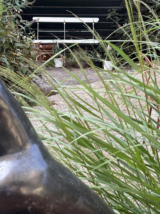 Image 1 of Banc de jardin français ancien (pliant)