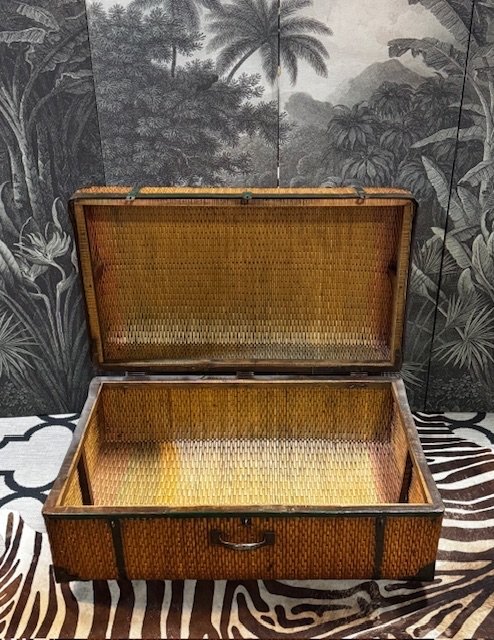 Image 1 of Burma Rattan Suitcase