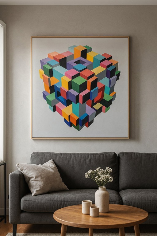 Accumulation - Original Painting on MDF